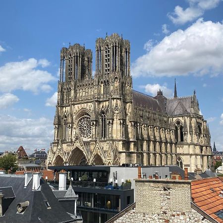 Apartmán Duplex Hammam Au Pied De La Cathedrale Avec Vue Remeš Exteriér fotografie